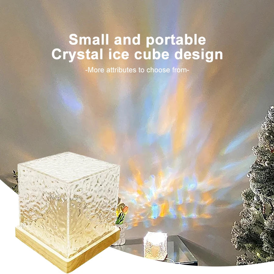Flame Crystal Lamp
